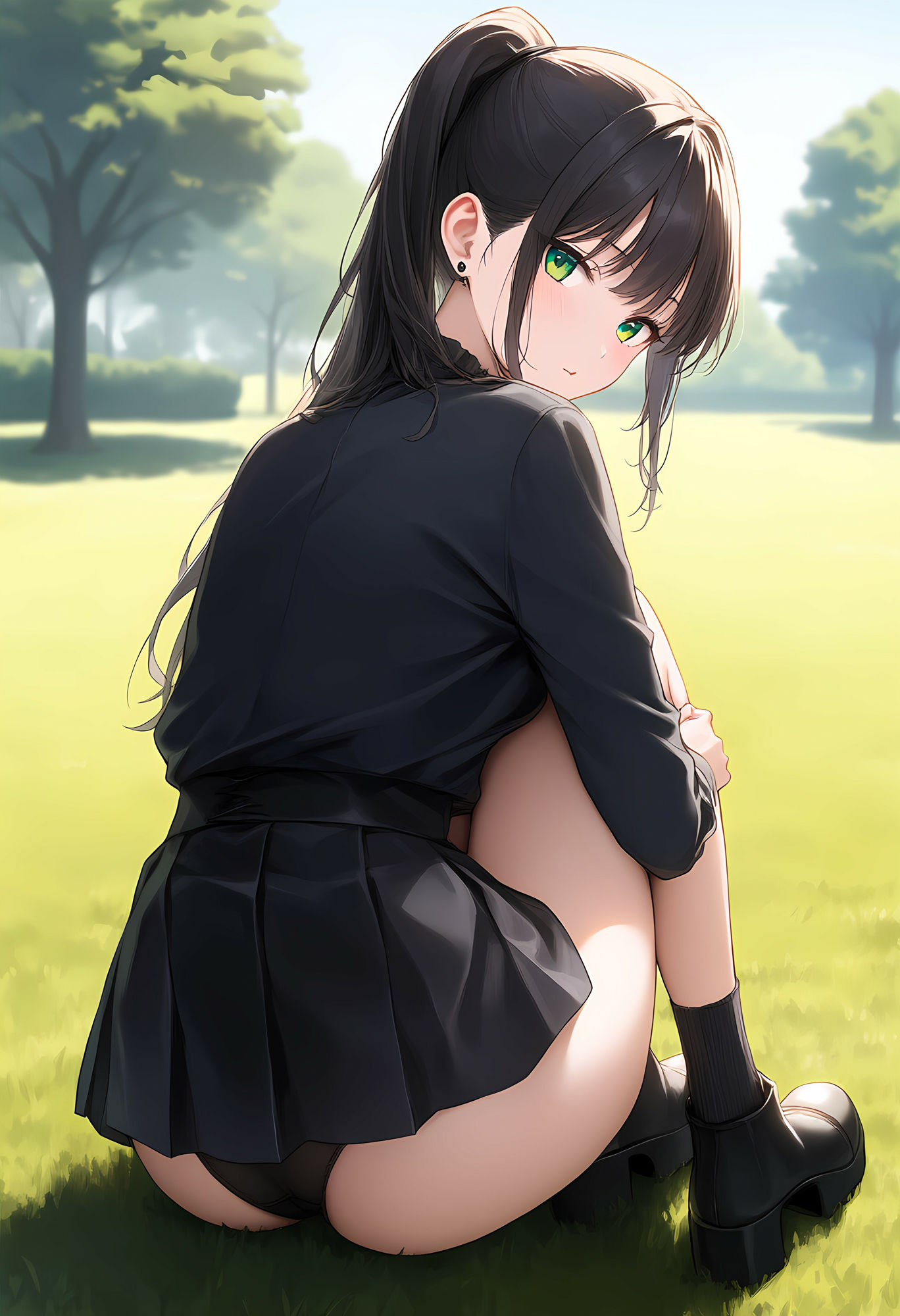 公園でパンツ見えてる女の子が大好きです - サンプル画像 7