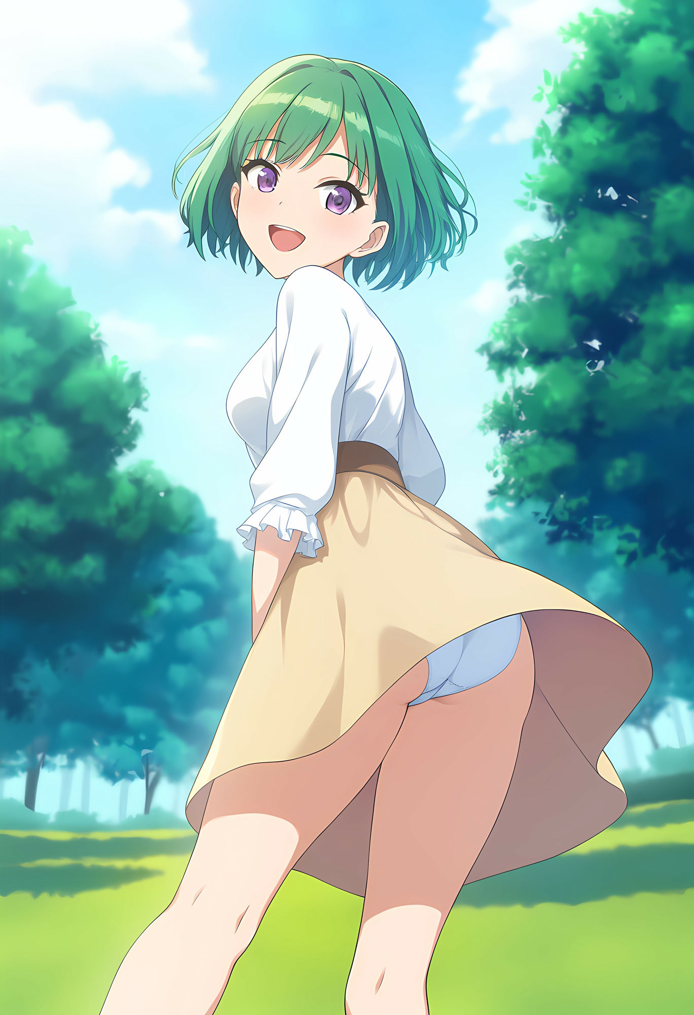公園でパンツ見えてる女の子が大好きです - サンプル画像 9