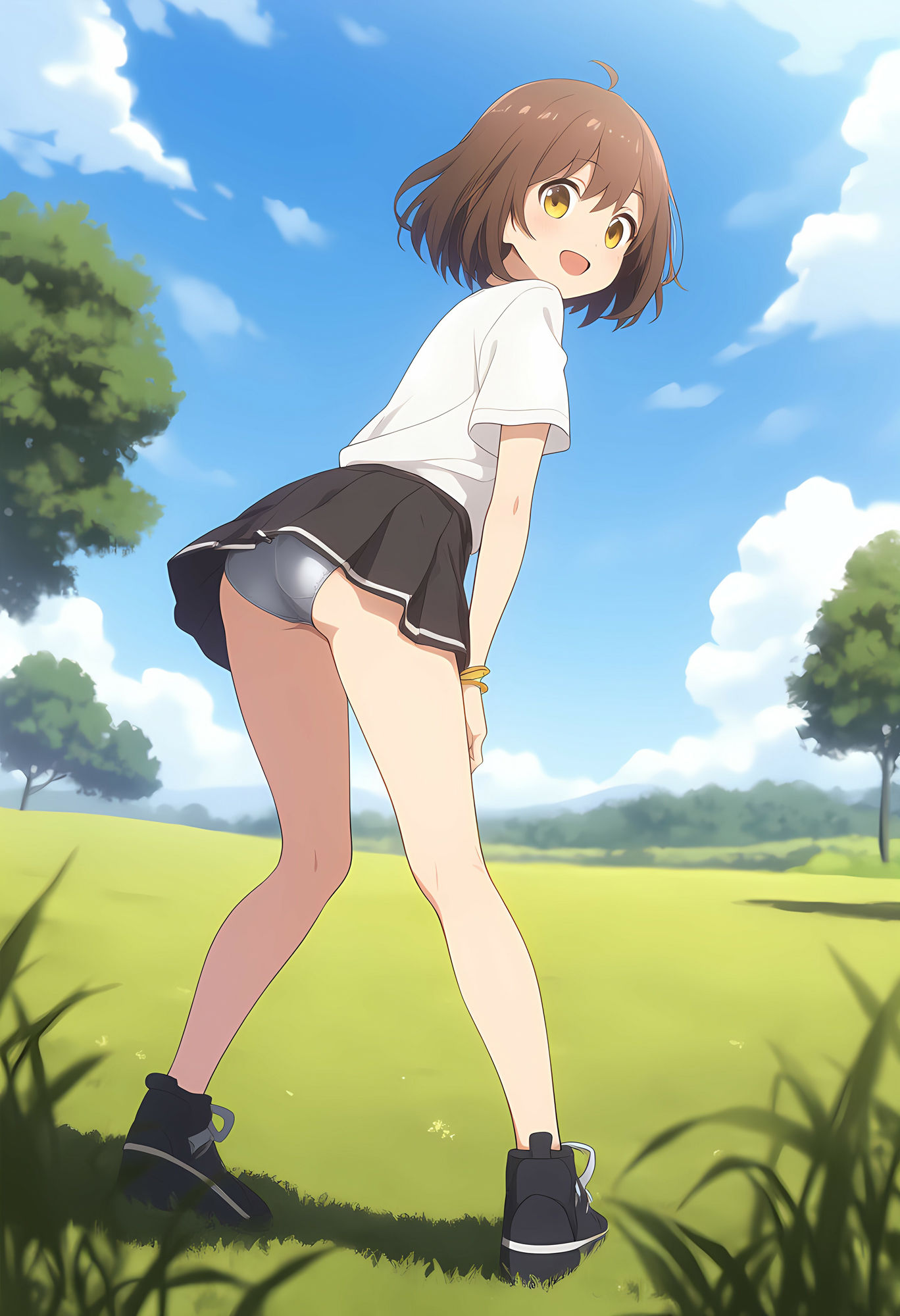 公園でパンツ見えてる女の子が大好きです - サンプル画像 10