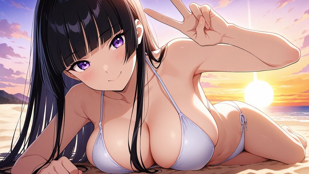 高嶺の黒髪お嬢様と大胆な金髪アイドルが専属カメラマンと禁断契約！【4K】【FANZA専売】 - サンプル画像 3