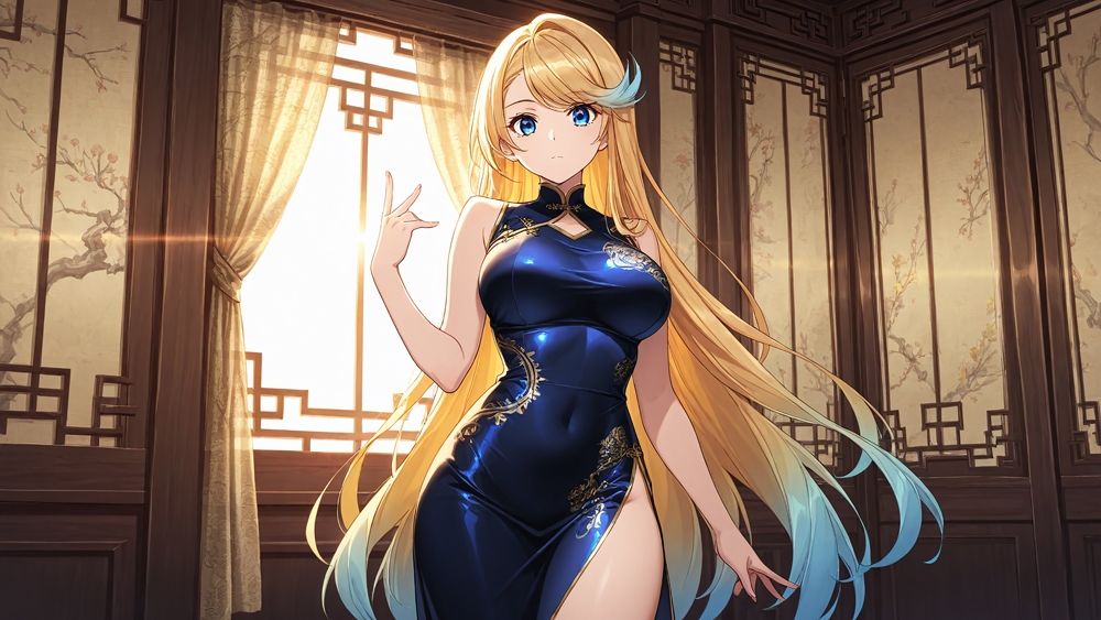高嶺の黒髪お嬢様と大胆な金髪アイドルが専属カメラマンと禁断契約！【4K】【FANZA専売】 - サンプル画像 4