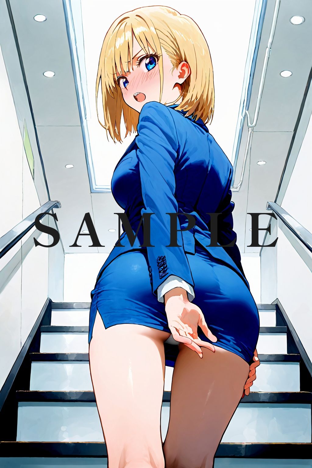 恥じらい×パンチラ隠しがやっぱり優勝でした。〜オフィス編〜vol.4 - サンプル画像 6