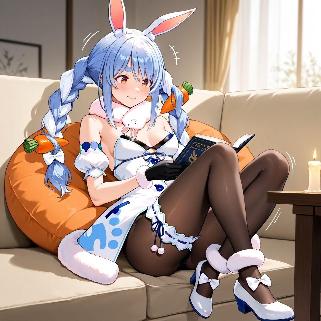 ホ〇ライブ イチャイチャ同棲 兎〇ぺこら - サンプル画像 2