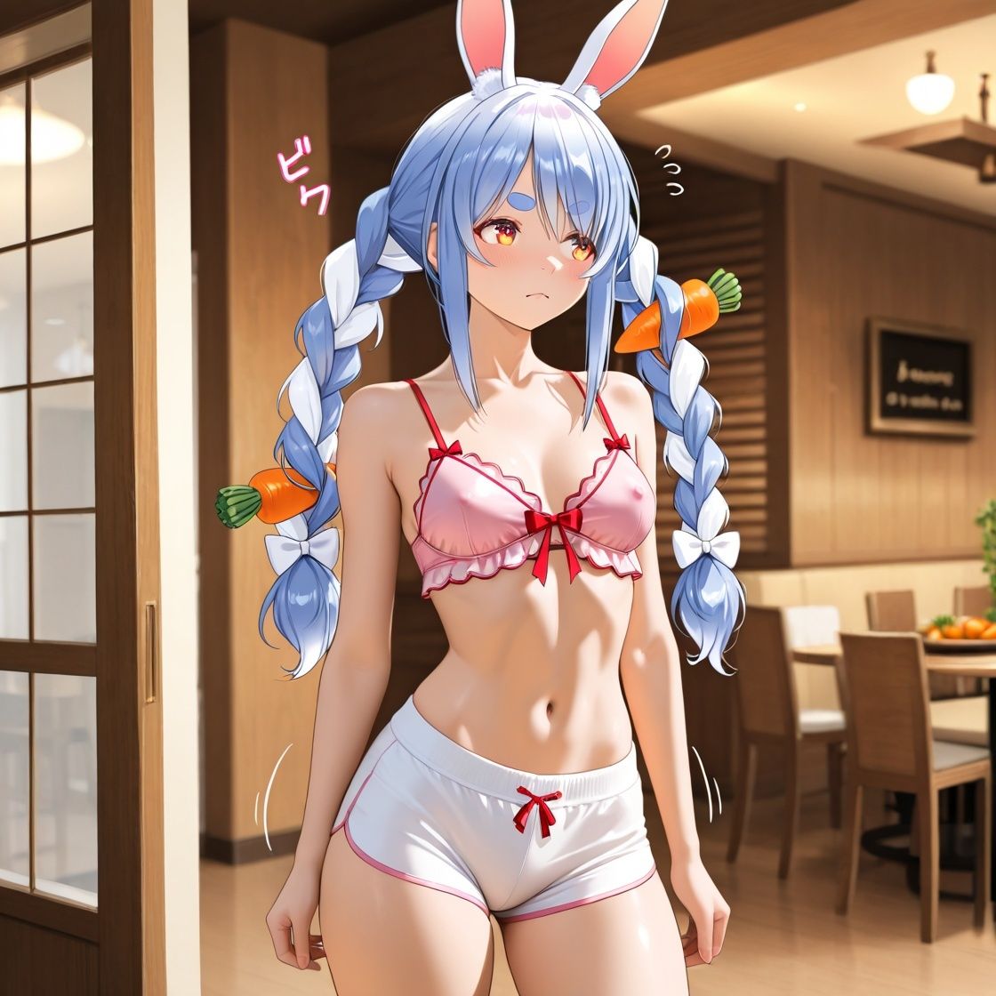 ホ〇ライブ イチャイチャ同棲 兎〇ぺこら - サンプル画像 3