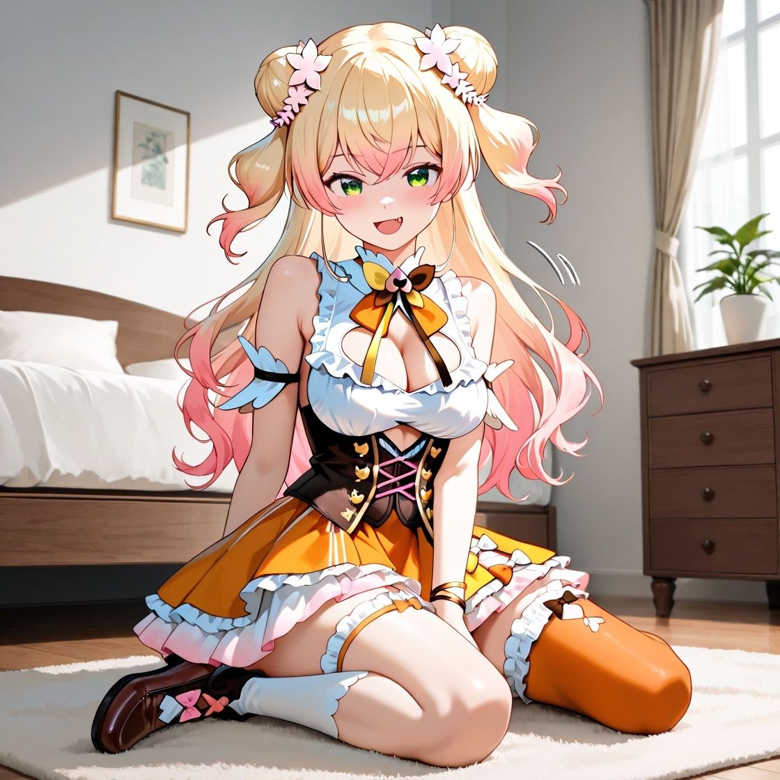 ホ〇ライブ イチャイチャ同棲 桃〇ねね - サンプル画像 1