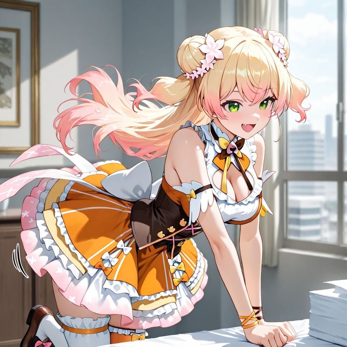 ホ〇ライブ イチャイチャ同棲 桃〇ねね - サンプル画像 2