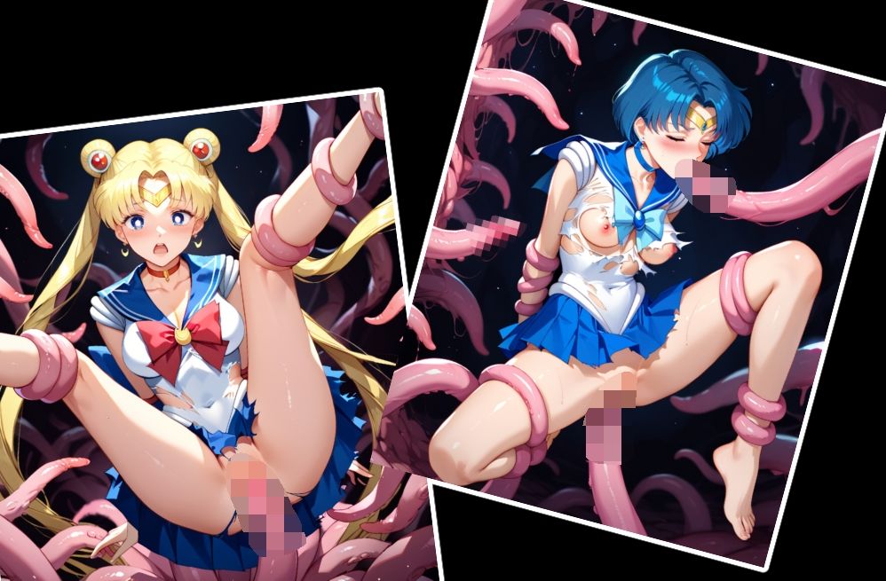 【アップデート版】セー●ー戦士にお仕置きよ-触手編- 【着衣ver】 - サンプル画像 8