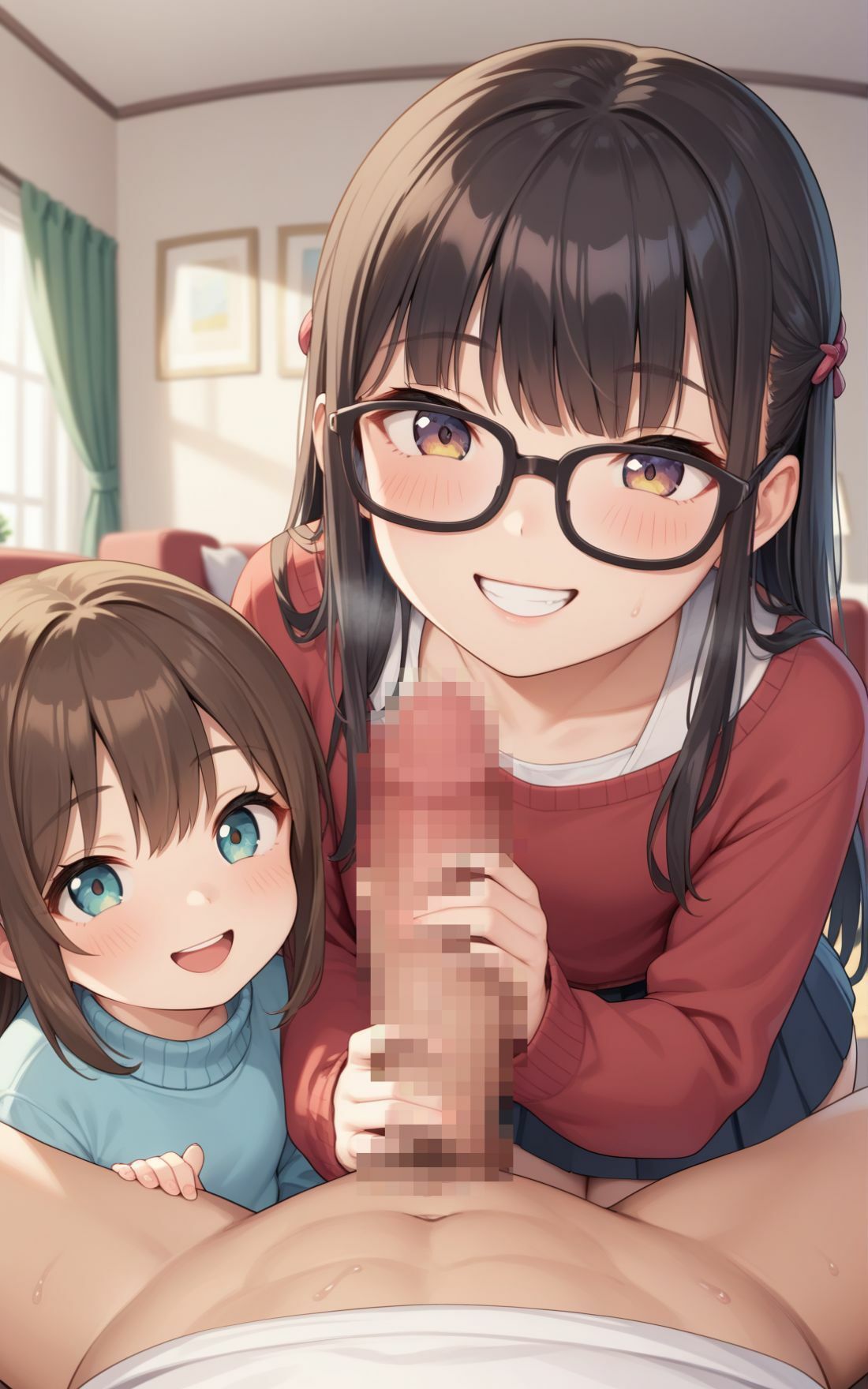 家族ハーレム 幼馴染、幼馴染の姉妹や母親に回された思い出 - サンプル画像 2