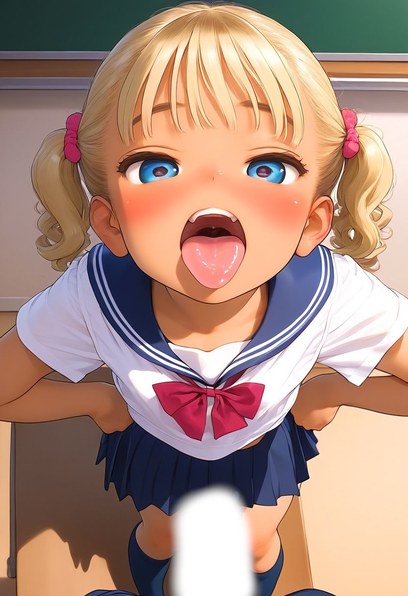 【500枚】金髪JKと大人の遊び - サンプル画像 1