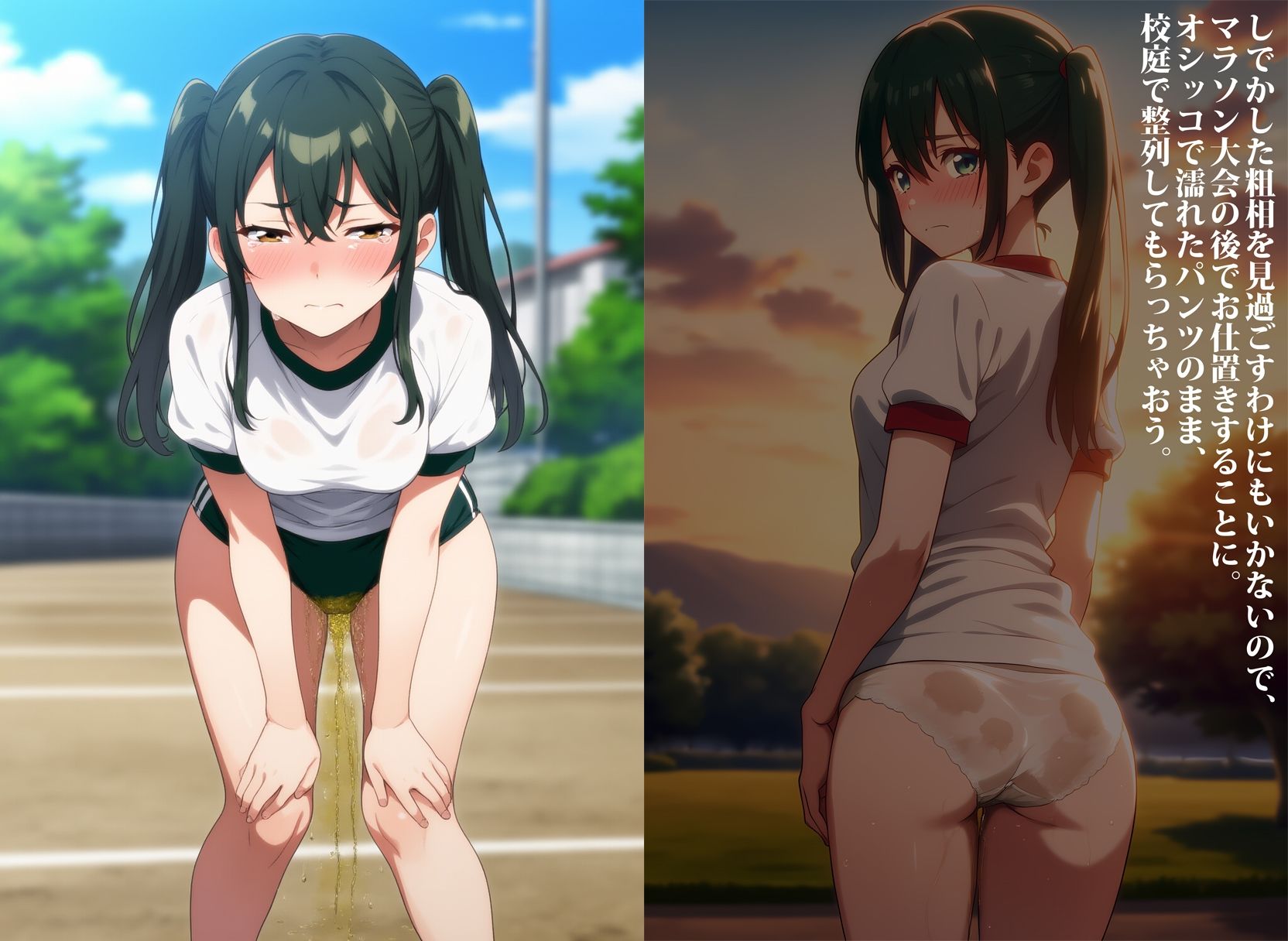 お漏らし女子の後始末 - サンプル画像 6