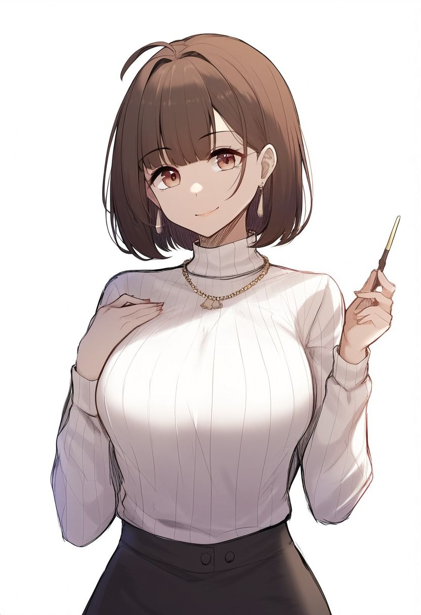 巨乳縦ニットワンピース詰め合わせ - サンプル画像 1