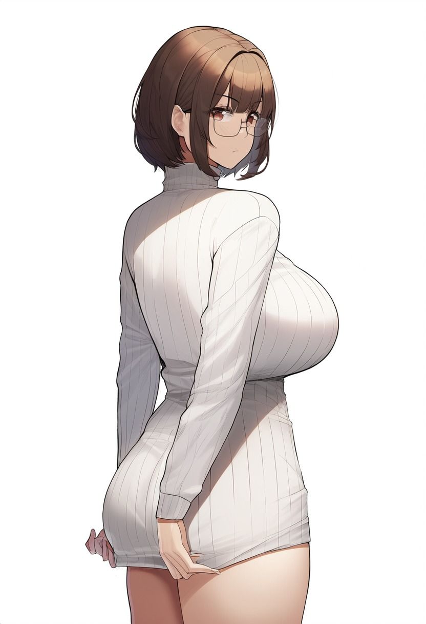 巨乳縦ニットワンピース詰め合わせ - サンプル画像 2