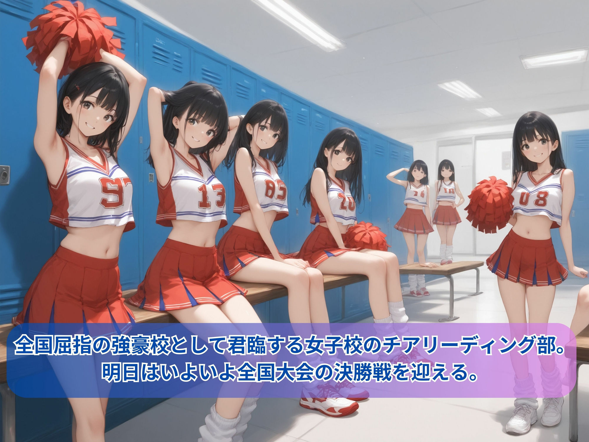 禁断のロッカールーム  チア部と教師の甘い時間 - サンプル画像 1