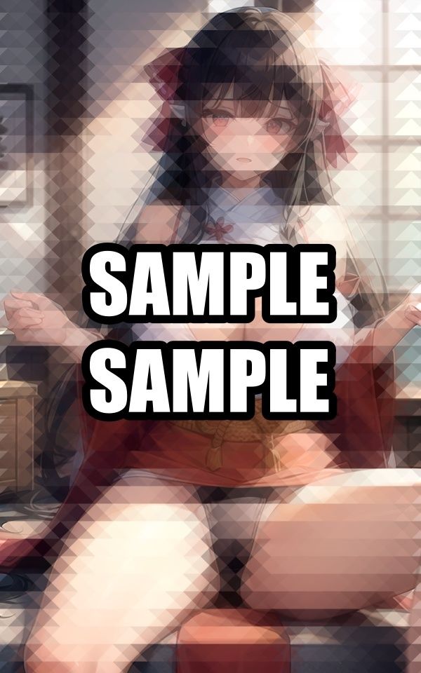 和服パンチラ美女イラスト集 - サンプル画像 4