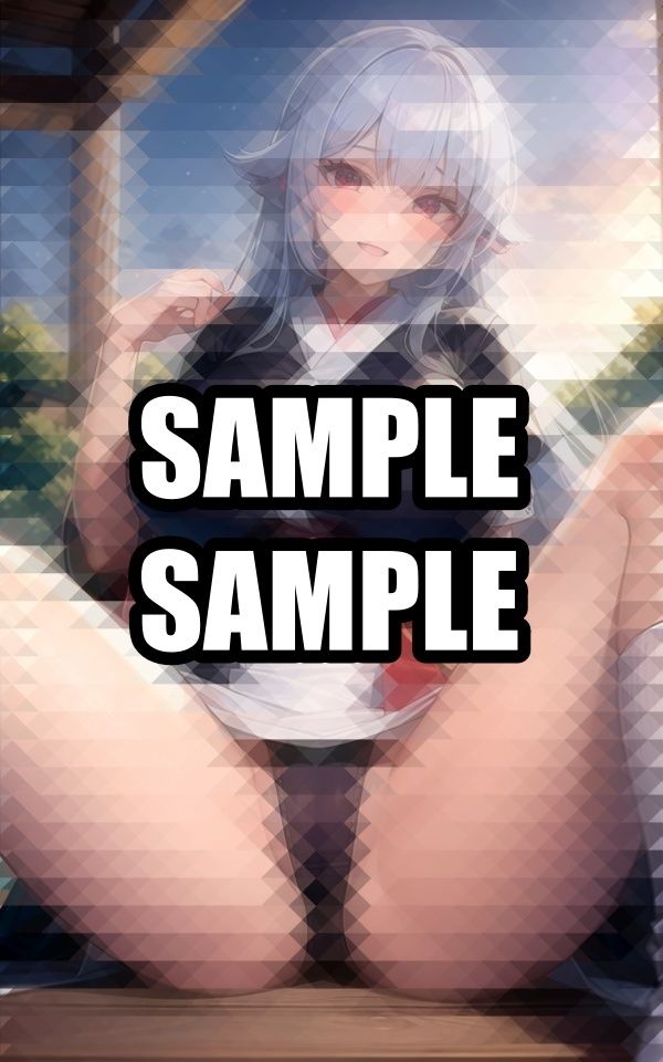 和服パンチラ美女イラスト集 - サンプル画像 6