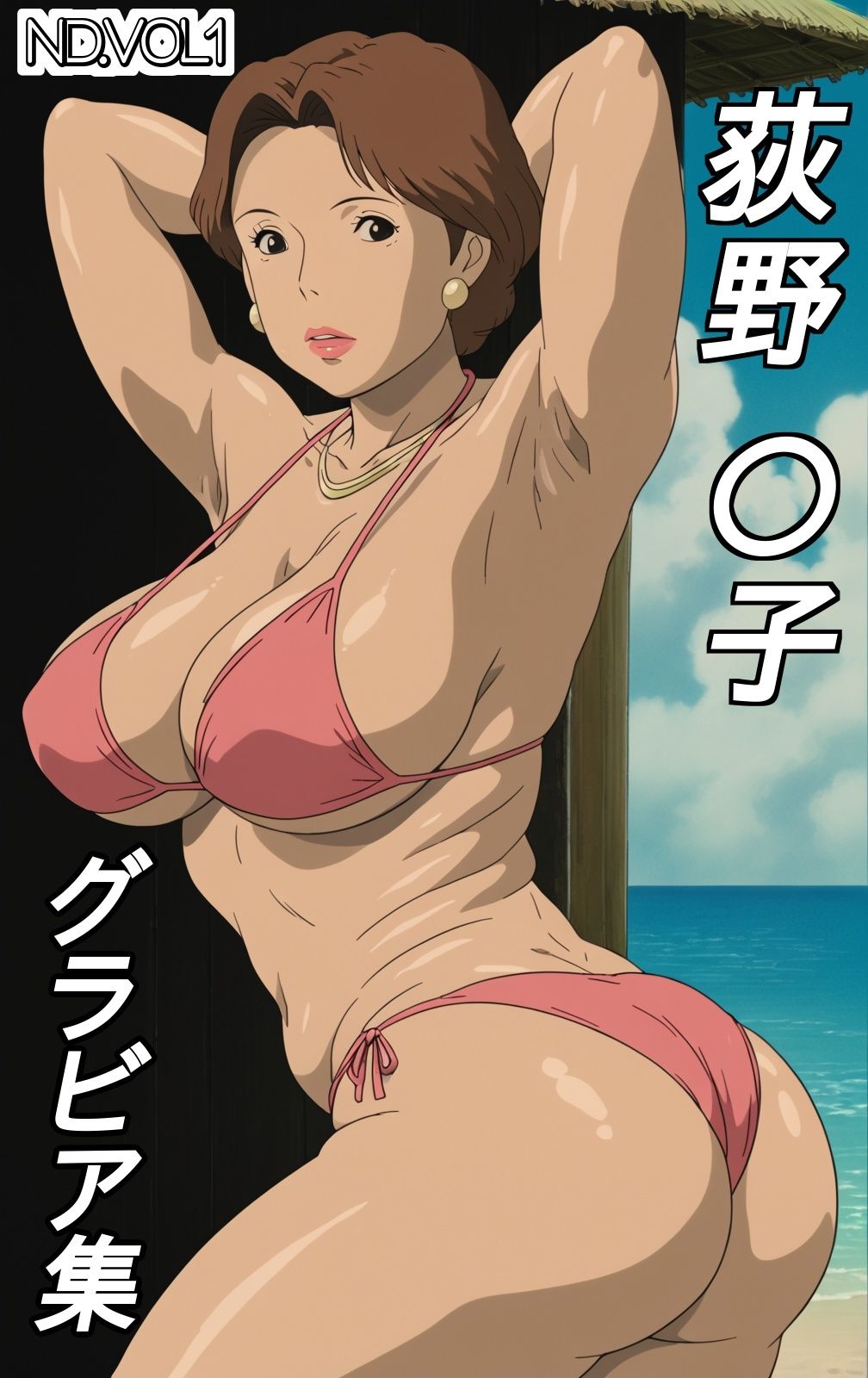 荻野〇子グラビア集 - サンプル画像 1