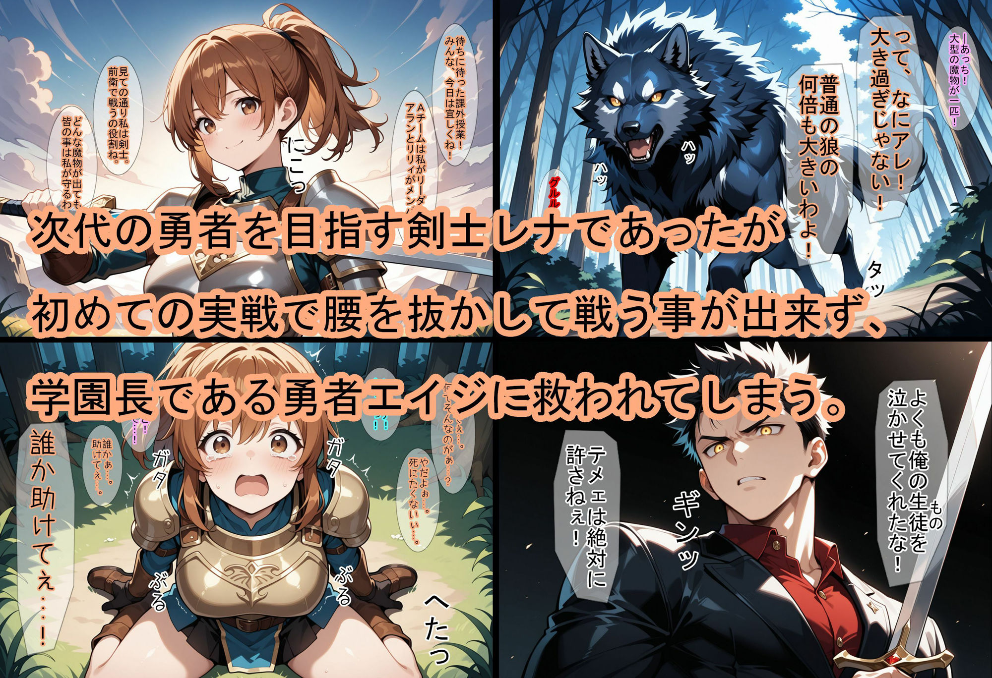 勇者に捧げる貢物を育成する為の冒険者を囲う学園 - サンプル画像 2