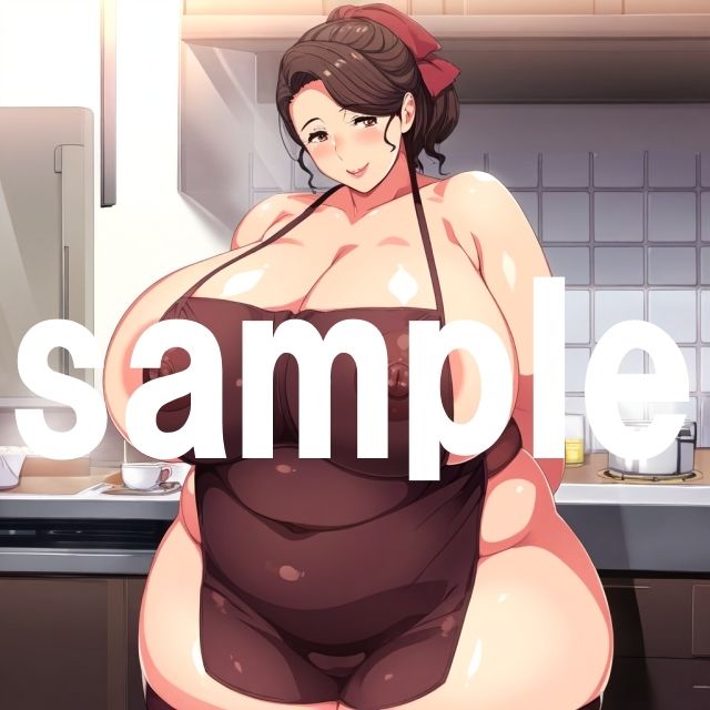 爆乳妻愛のエプロン - サンプル画像 2