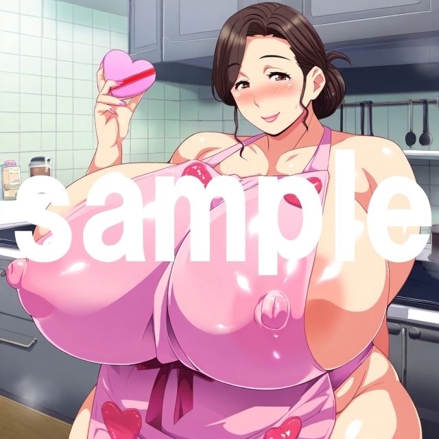 爆乳妻愛のエプロン - サンプル画像 3