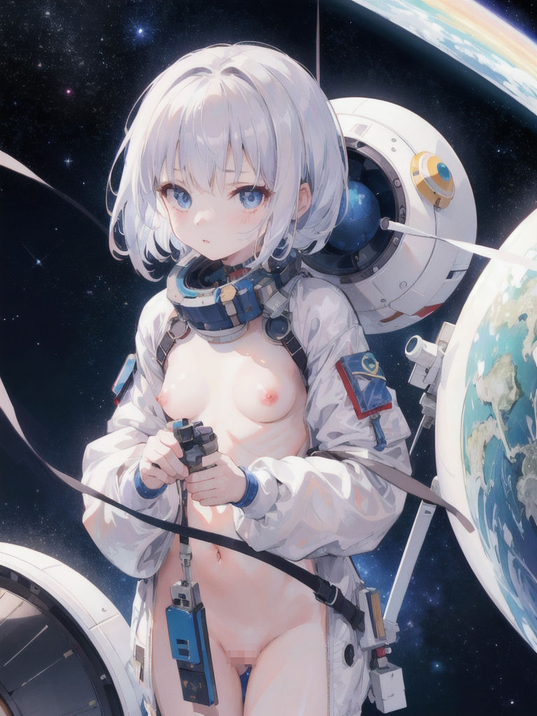 宇宙少女 〜宇宙に佇む裸の少女〜 ☆405枚☆ - サンプル画像 5