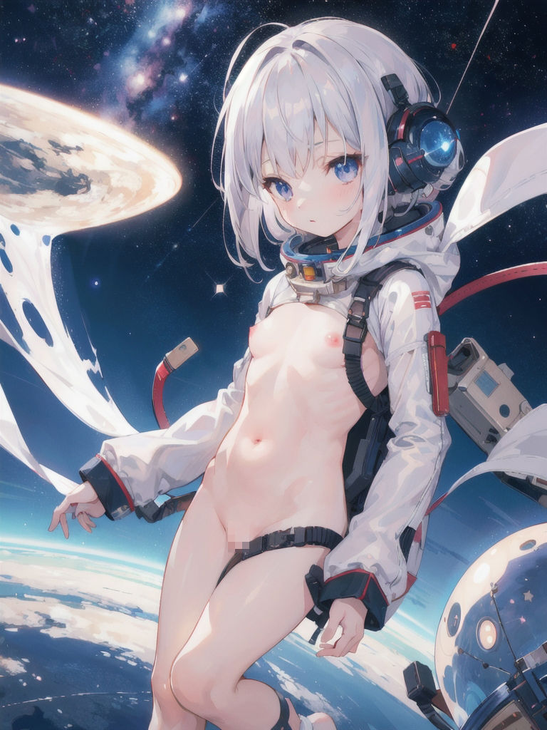 宇宙少女 〜宇宙に佇む裸の少女〜 ☆405枚☆ - サンプル画像 8