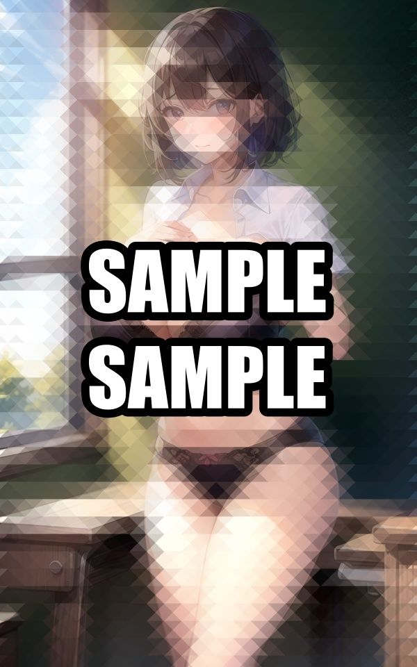 校内でシャツを脱ぐ君 - サンプル画像 5