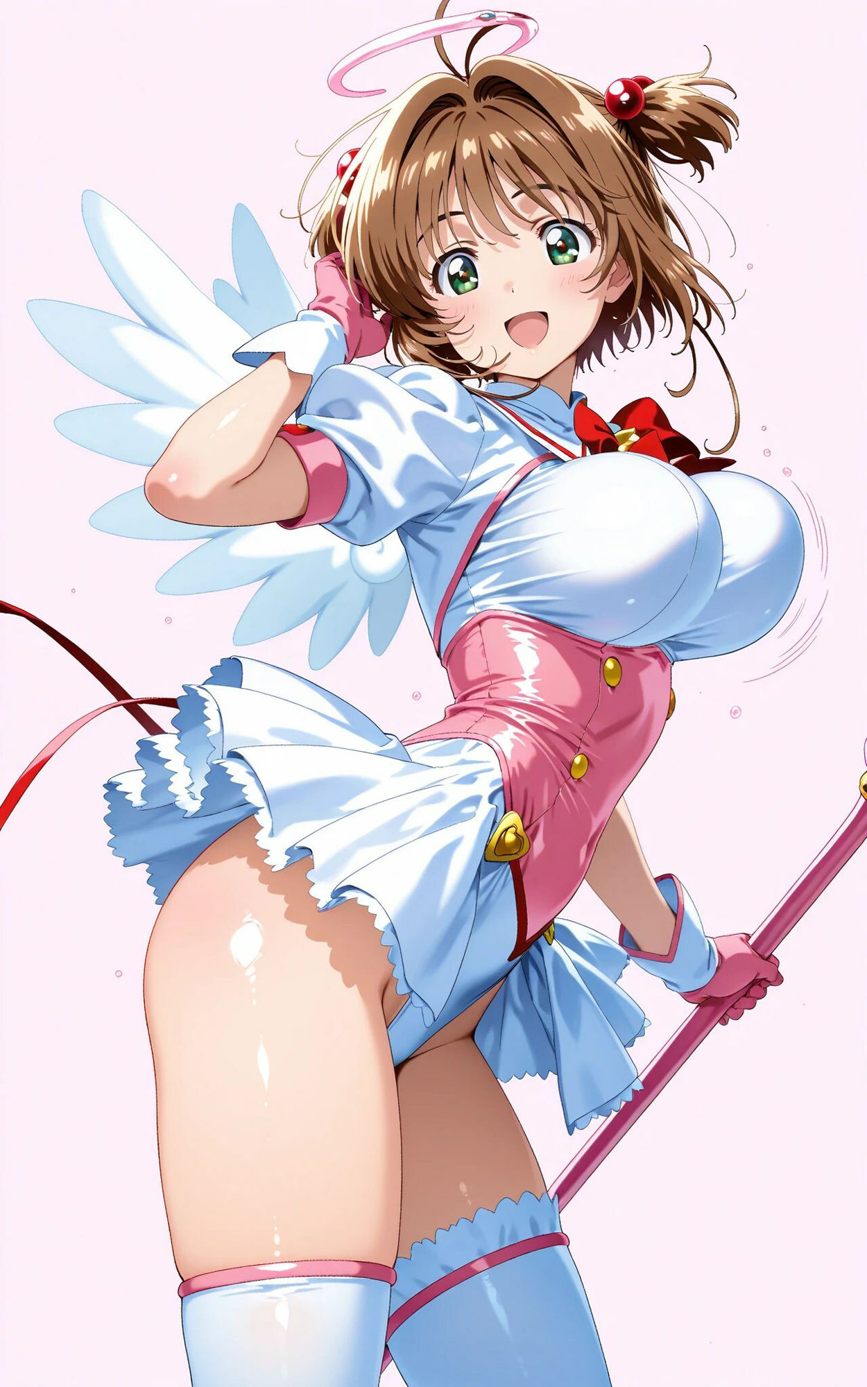 【発情美少女】カードキ〇プターさくら編 - サンプル画像 1