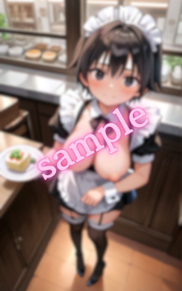 喫茶店でのエッチなアルバイトをする大学生 - サンプル画像 3