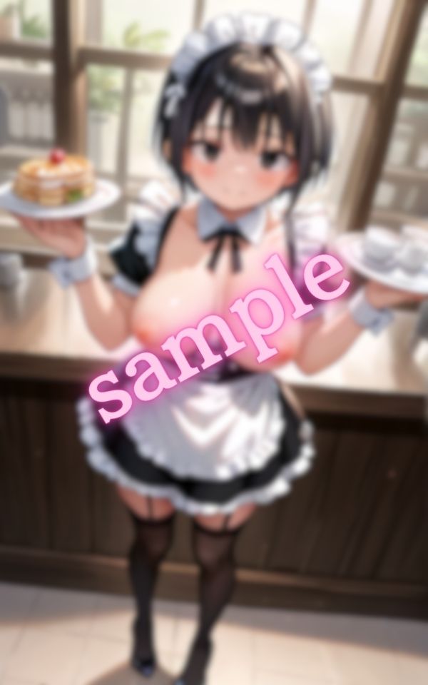 喫茶店でのエッチなアルバイトをする大学生 - サンプル画像 8