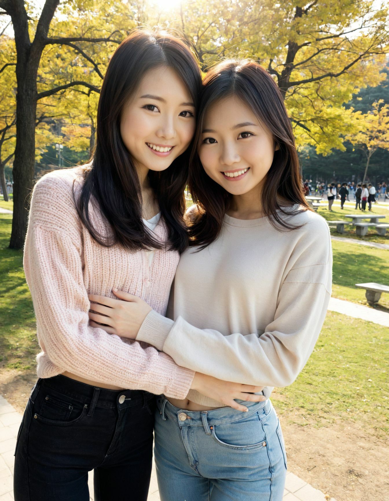 精液飲む姉妹 「ゆうき」と「みさと」 - サンプル画像 1