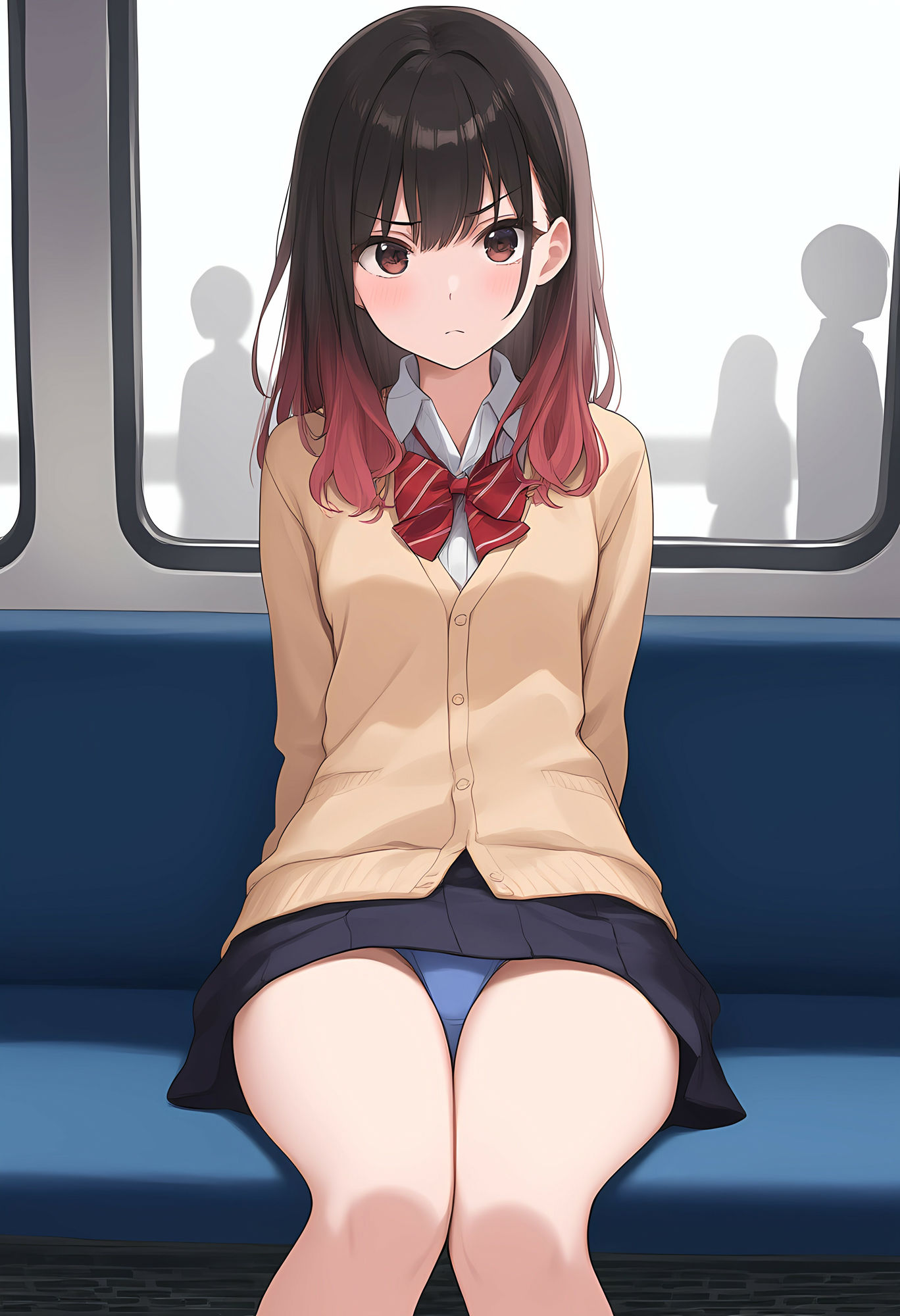 僕だけが通学途中の子のパンツを知ってる - サンプル画像 1