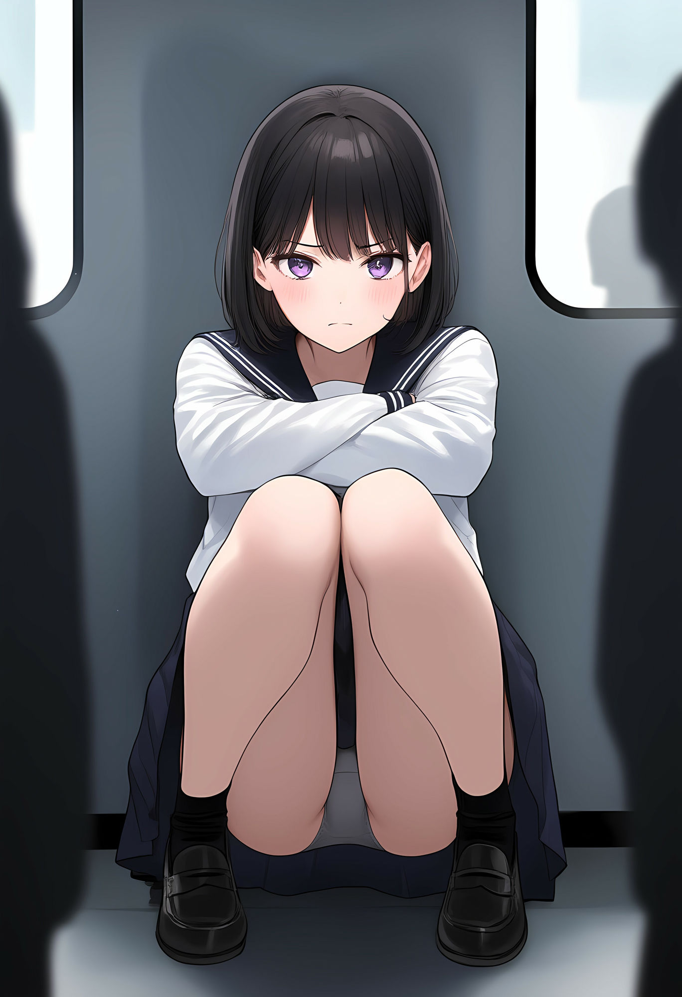 僕だけが通学途中の子のパンツを知ってる - サンプル画像 4