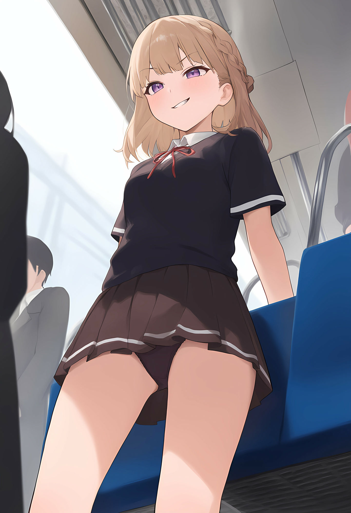 僕だけが通学途中の子のパンツを知ってる - サンプル画像 5