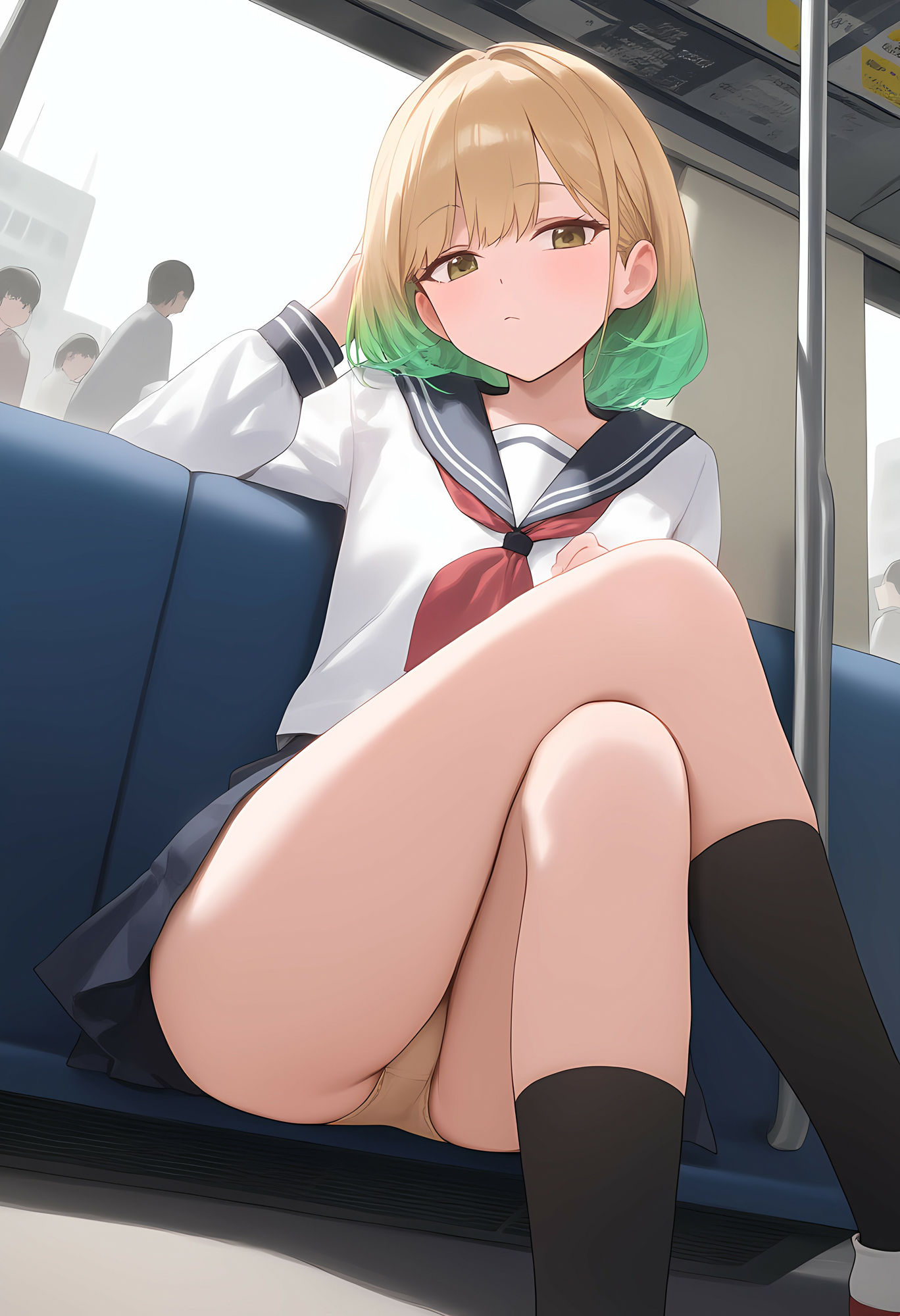 僕だけが通学途中の子のパンツを知ってる - サンプル画像 6
