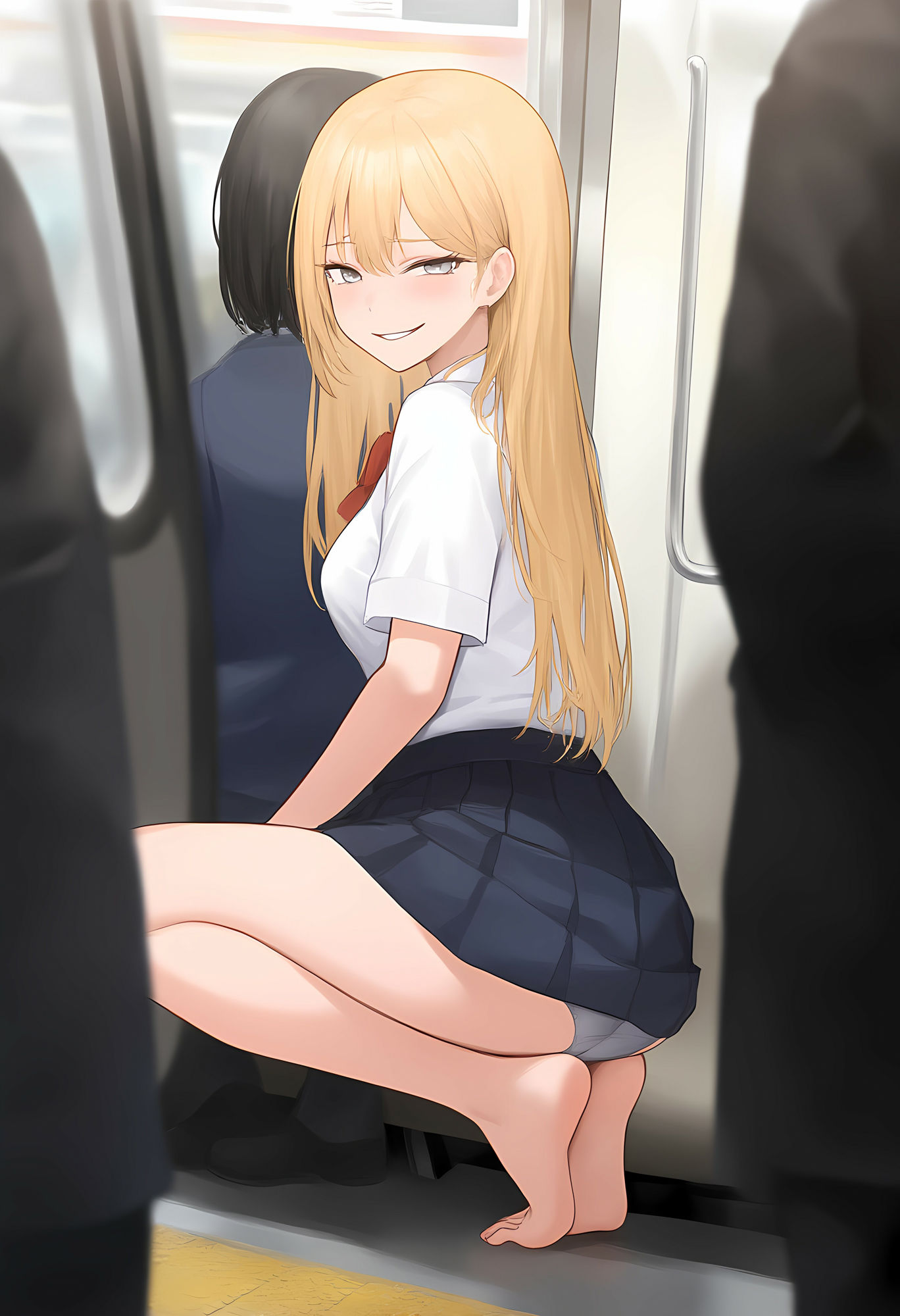 僕だけが通学途中の子のパンツを知ってる - サンプル画像 7
