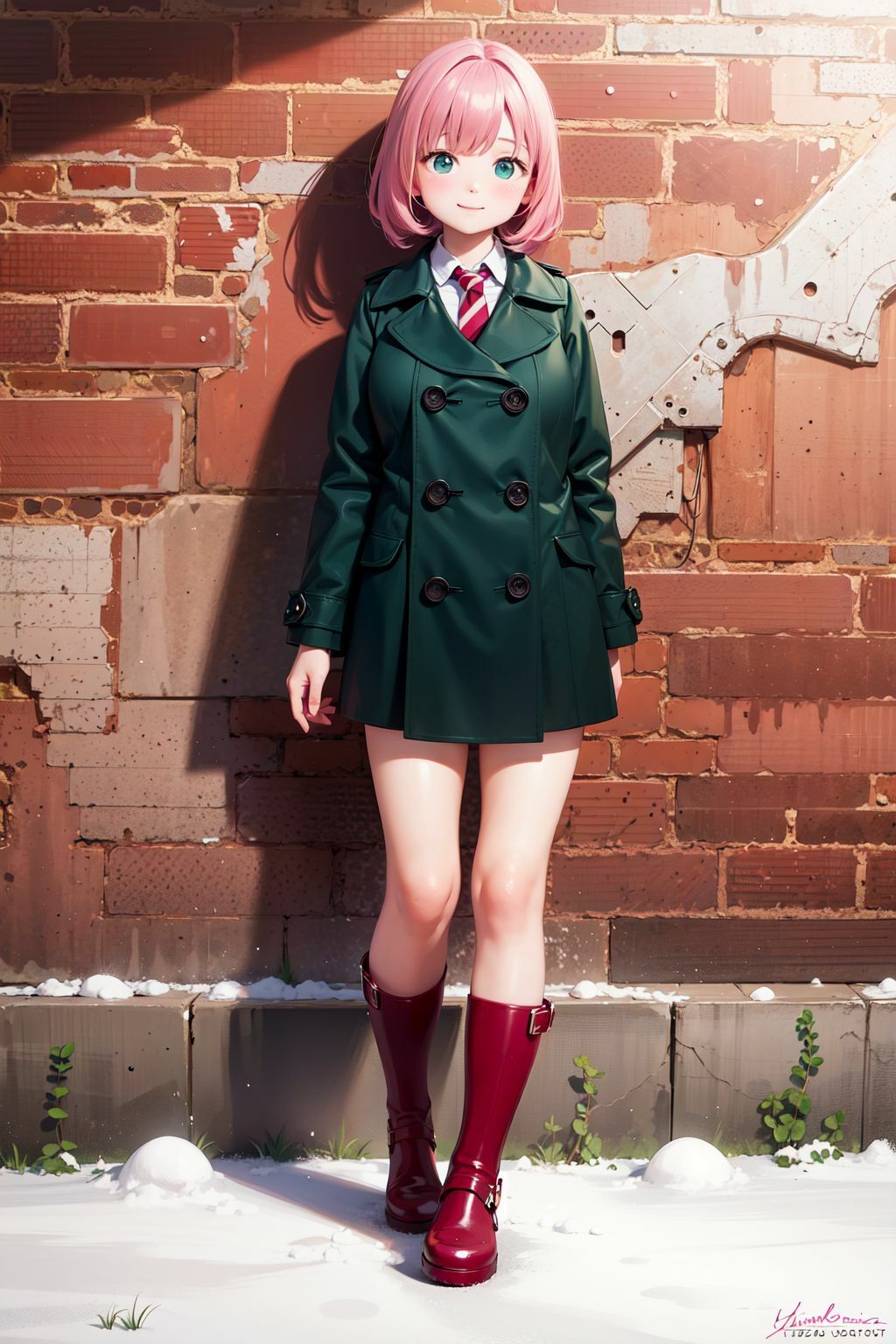 冬の制服女子校生（1）  スカートの中、見せてもらってイイですか？ - サンプル画像 5