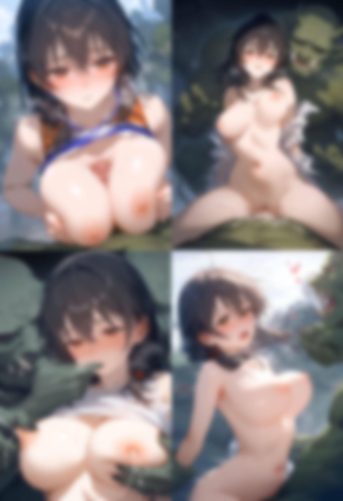 オークの肉穴  藤原〇 - サンプル画像 3