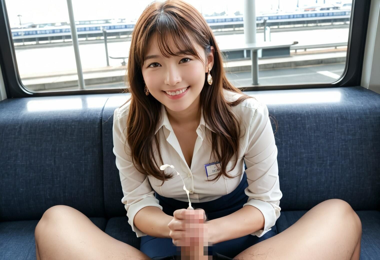 OLセックスエロ画像_スーツやブラウス姿のフォーマルでセクシー美人とヤリまくり画像集 - サンプル画像 7