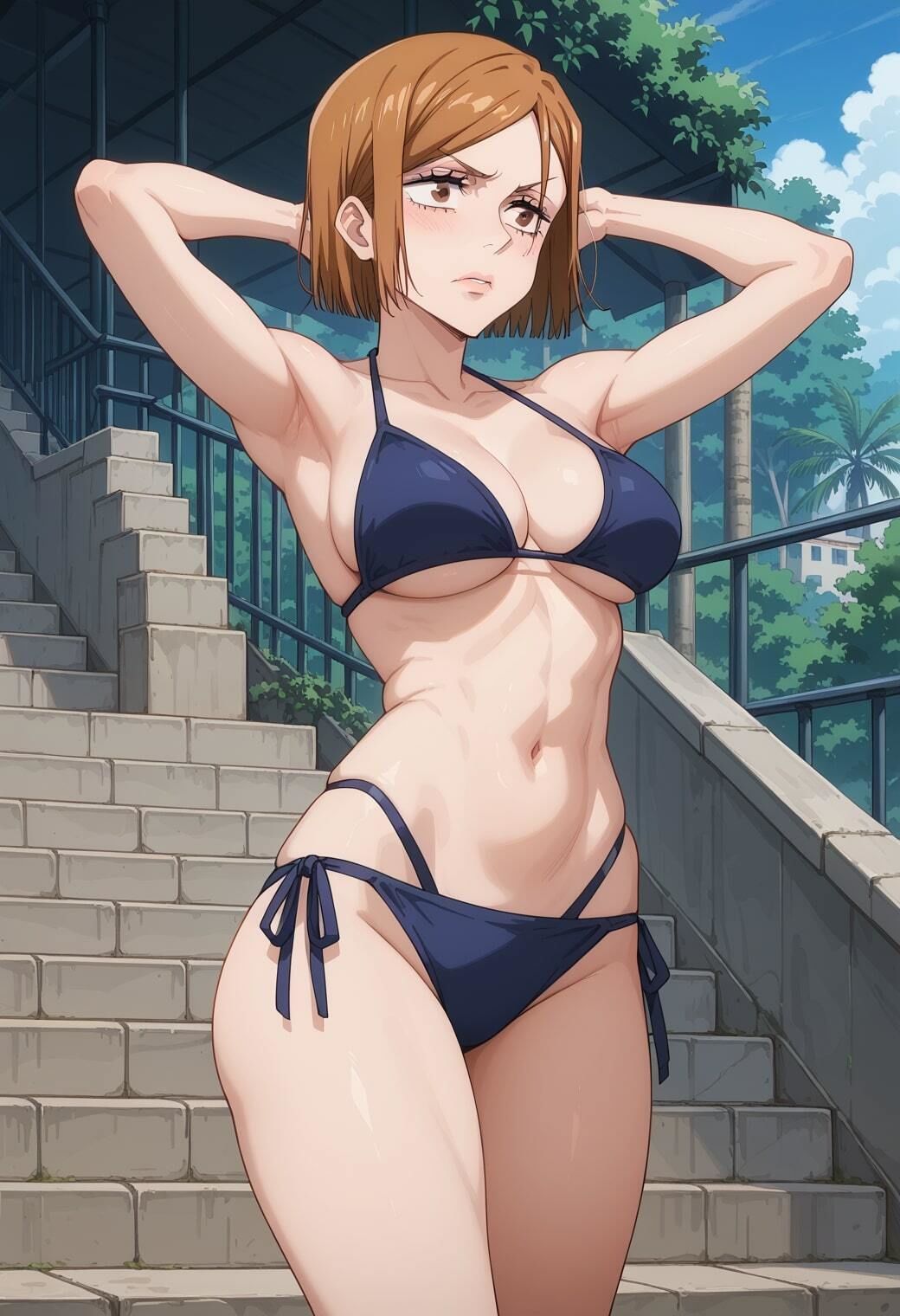 呪術○戦イラストエロ画像_呪術○戦に登場する学ラン美人な野薔薇ちゃんのエッチな画像集 - サンプル画像 2
