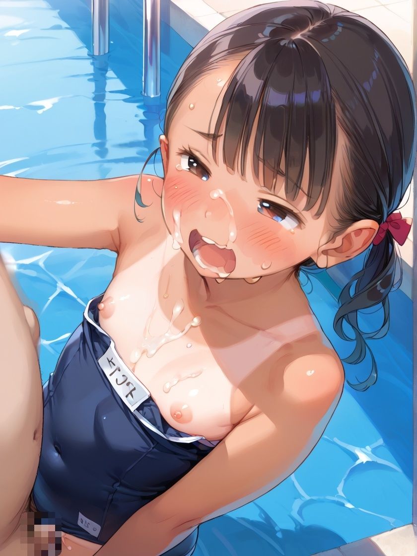 褐色日焼け水泳部〜夏の合宿でこんがり焼けたロリっ子部員にぶっかけ種付け〜 - サンプル画像 9