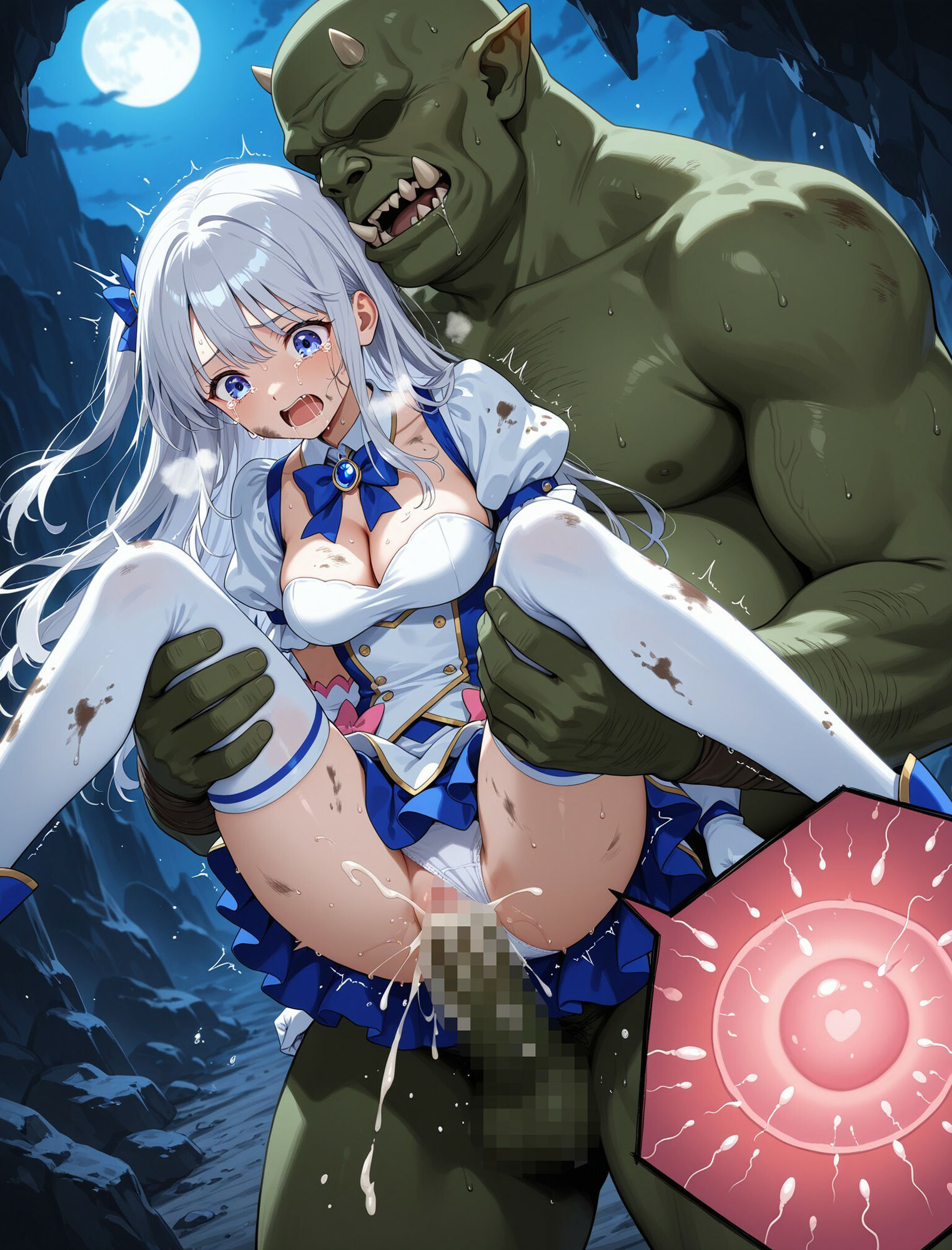 敗北魔法少女忌避受胎_02 - サンプル画像 3