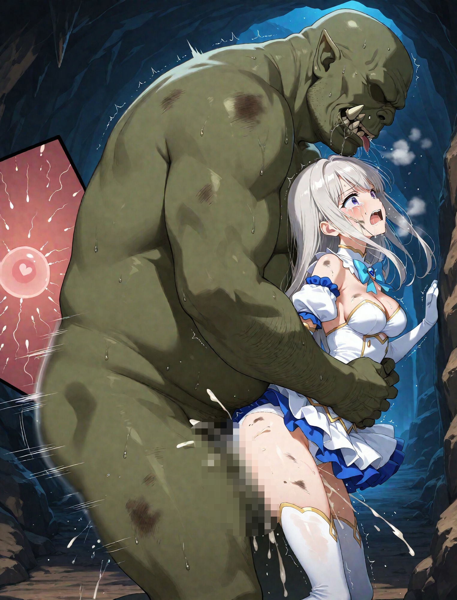 敗北魔法少女忌避受胎_02 - サンプル画像 8