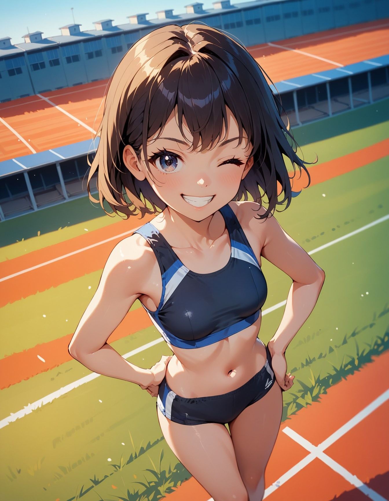 ハメドリ陸上部ムスメ2 - サンプル画像 1