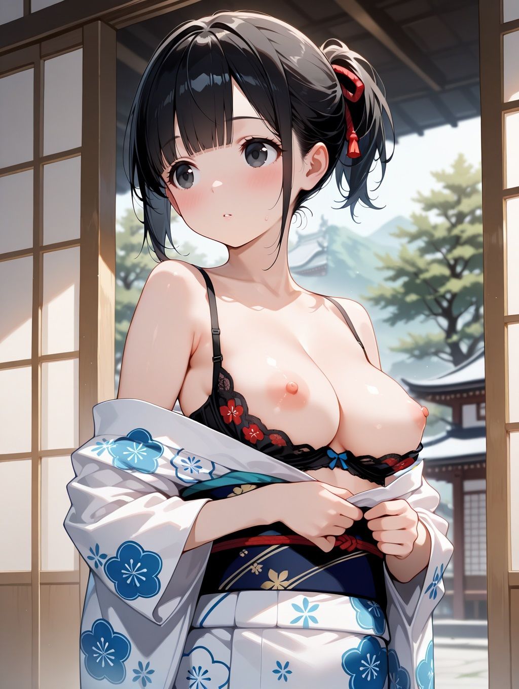 あの夏、僕は田舎娘と毎日中出しセックスをした - サンプル画像 1