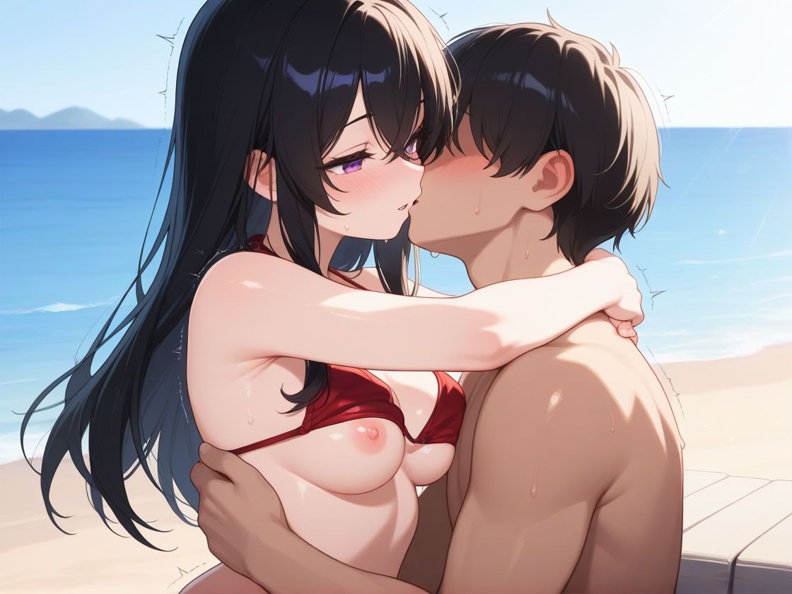 ビーチでビッチな美女たちとHな経験してきた件 - サンプル画像 6