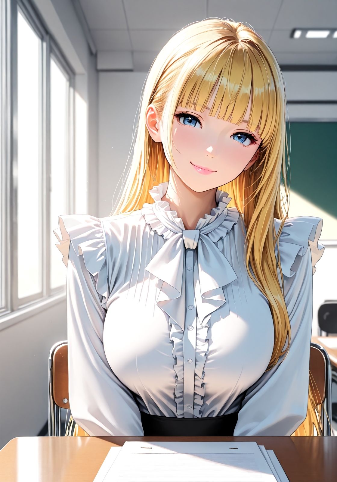 面接にビッチがきた  〜採ってくれるなら好きにしてもいいですよ〜 - サンプル画像 1