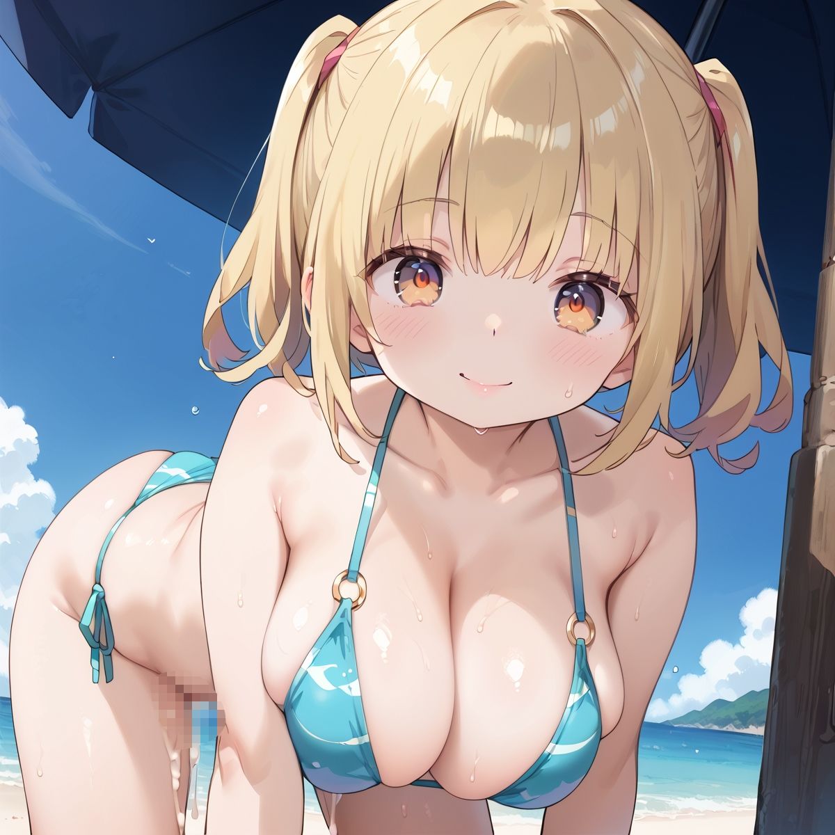 真夏のビーチはさながら彼女の独壇場！vol.10 - サンプル画像 7