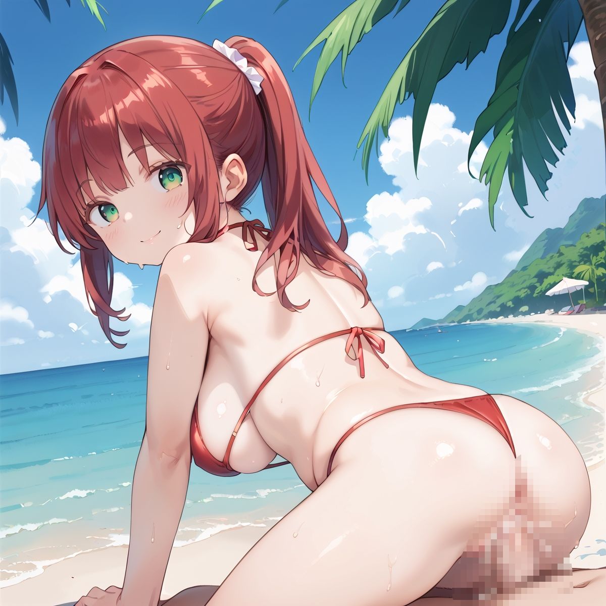真夏のビーチはさながら彼女の独壇場！vol.14 - サンプル画像 2