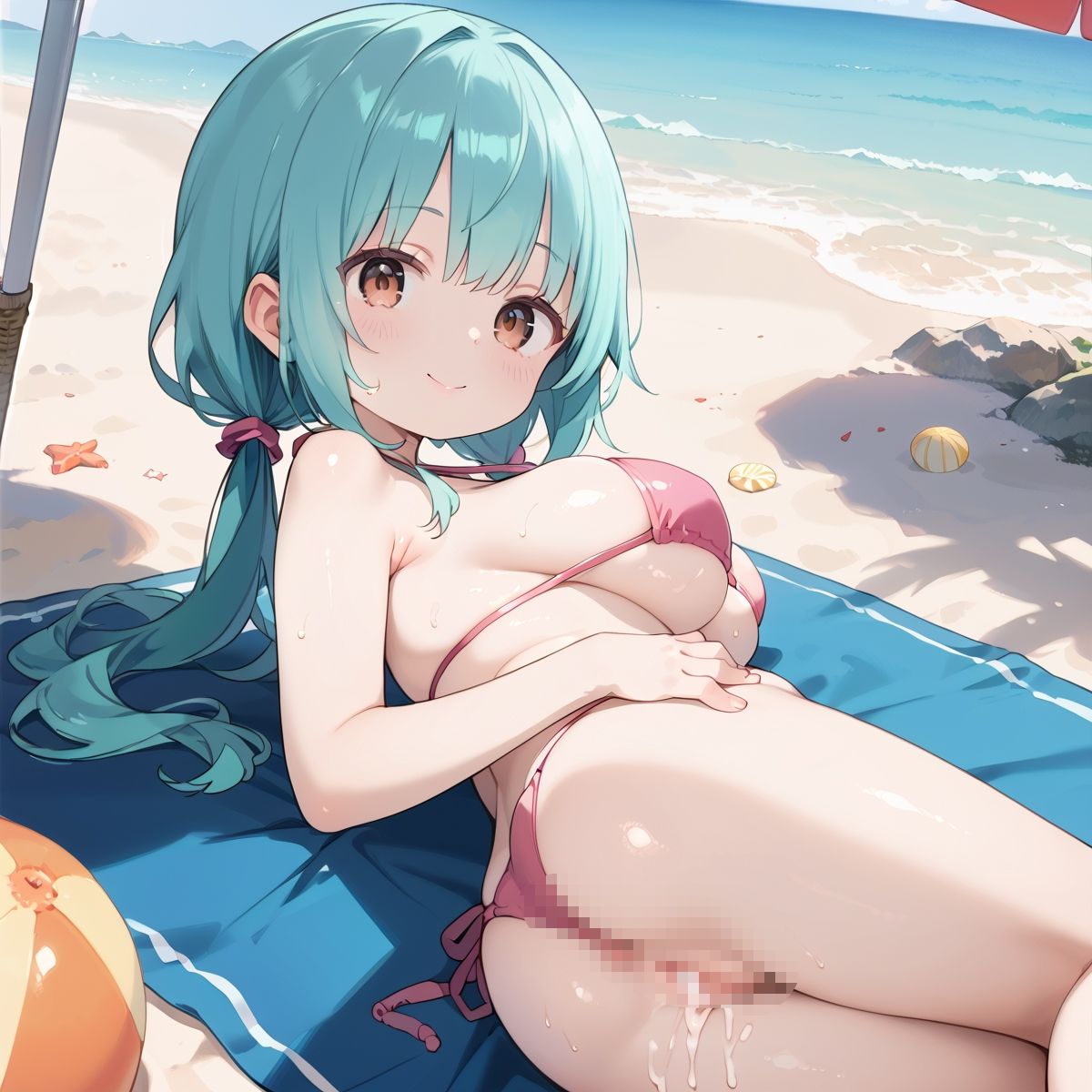 真夏のビーチはさながら彼女の独壇場！vol.15 - サンプル画像 7