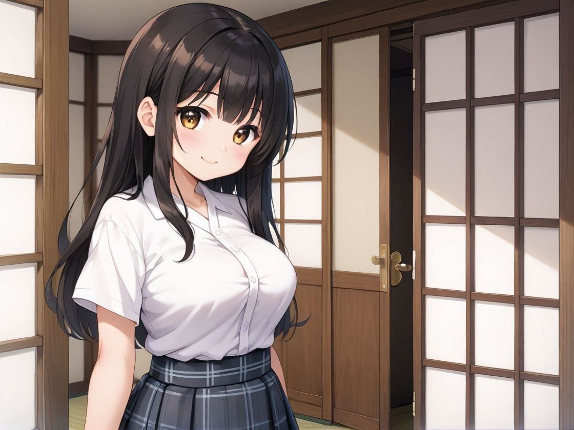 デカパイクラスメイトと二人部屋 中出し修学旅行 - サンプル画像 1